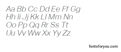 AktivgroteskcorpLightitalic Font