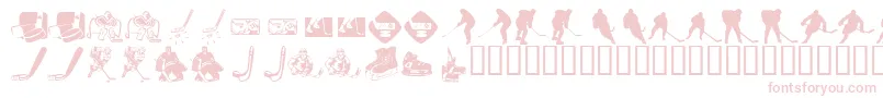 Fonte KrHockeyDings – fontes cor-de-rosa
