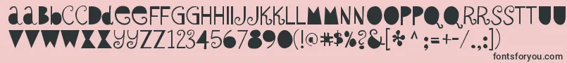 SybilgreenRegular Font – Black Fonts on Pink Background