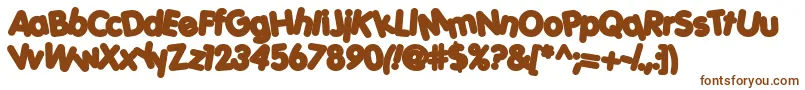 Porkh Font – Brown Fonts on White Background