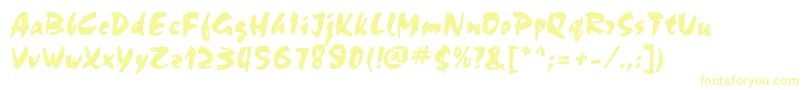 ChokkoRegular Font – Yellow Fonts