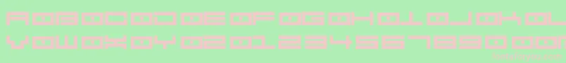 Spv2.5 Font – Pink Fonts on Green Background