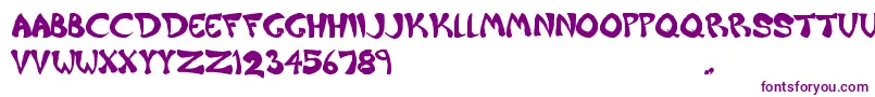 More about Raiderz Font Raiderz Font – Purple Fonts on White Background