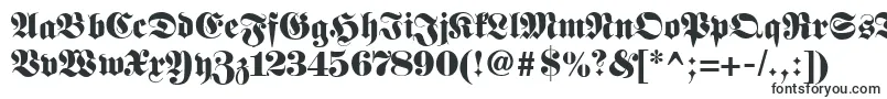 Fetteclassicunzfraktur Font – TTF Fonts