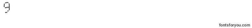 フォントMatrixbuk – フォント数字9