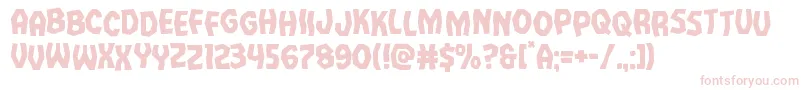 Vampirebridestag Font – Pink Fonts on White Background