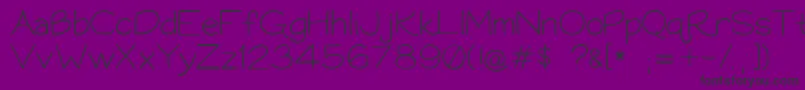 Bookworm062308-Schriftart – Schwarze Schriften auf violettem Hintergrund