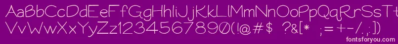 More about Bookworm062308 Font Bookworm062308 Font – Pink Fonts on Purple Background