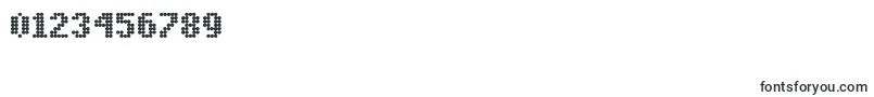 Fonte DotMatrixBold – fontes para números e dígitos