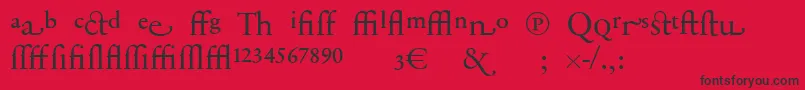 Más sobre la fuente SabonnextLtDisplayAlternate fuente SabonnextLtDisplayAlternate – Fuentes Negras Sobre Fondo Rojo