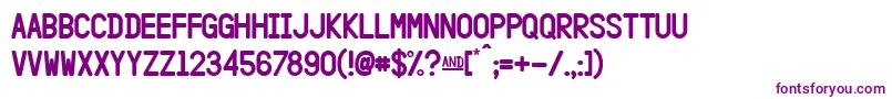 HangarFlat Font – Purple Fonts