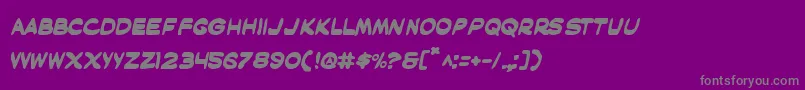 Maskb Font – Gray Fonts on Purple Background