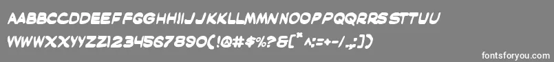 Maskb Font – White Fonts on Gray Background