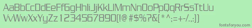 Шрифт JuliuscondensedRegular – серые шрифты на зелёном фоне