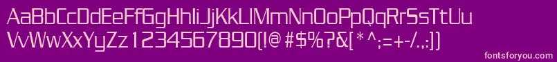 Шрифт JuliuscondensedRegular – розовые шрифты на фиолетовом фоне