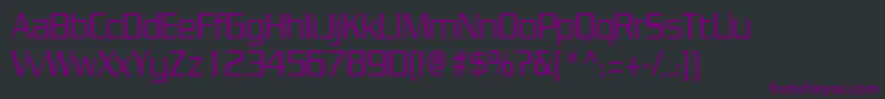 fuente JuliuscondensedRegular – Fuentes Moradas Sobre Fondo Negro