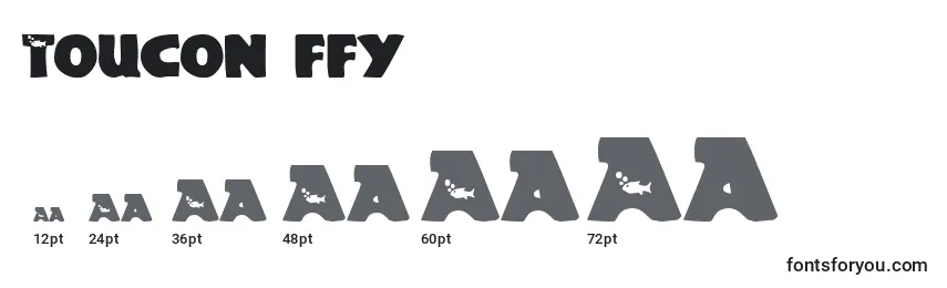 Toucon ffy Font Sizes