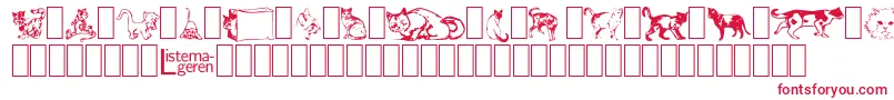 DingbatCats2 Font – Red Fonts