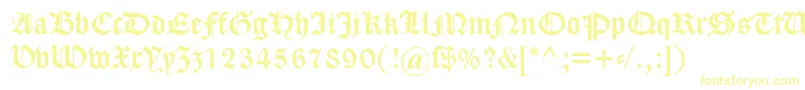 Dscaslongotisch Font – Yellow Fonts