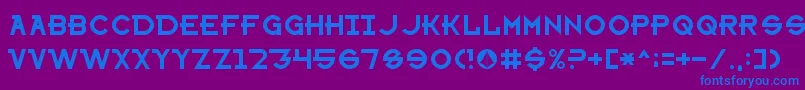 En savoir plus sur la police SharonAppleNormal Police SharonAppleNormal – polices bleues sur fond violet