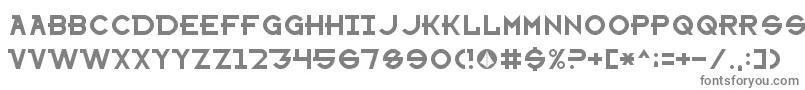 フォントSharonAppleNormal – 白い背景に灰色の文字