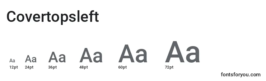 Covertopsleft Font Sizes