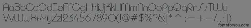 Weitere Informationen zur Taurul-Schriftart Taurul-Schriftart – Schwarze Schriften auf grauem Hintergrund