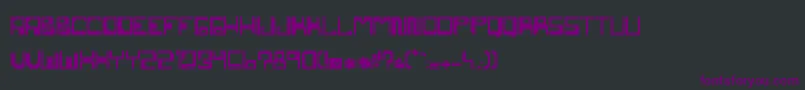 NemesisErc2007 Font – Purple Fonts on Black Background