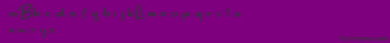 BiggerloveDemo Font – Black Fonts on Purple Background