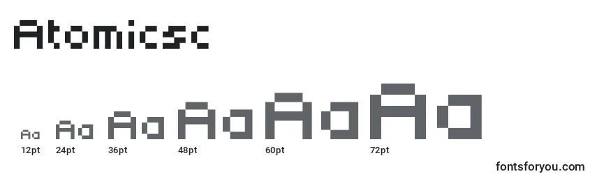Atomicsc Font Sizes