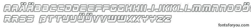 Шрифт Edgeracerengraveital – немецкие шрифты