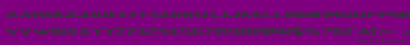 Tigersharklaser Font – Black Fonts on Purple Background