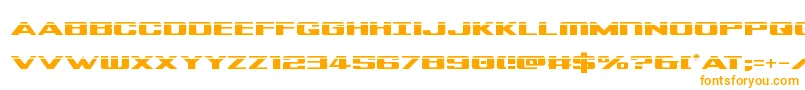 Шрифт Tigersharklaser – оранжевые шрифты
