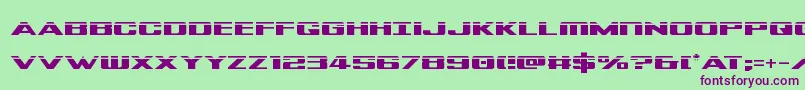 Tigersharklaser Font – Purple Fonts on Green Background