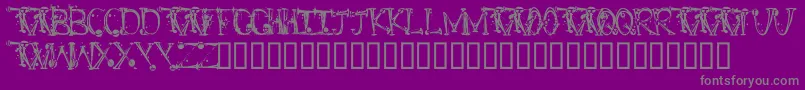 BtTrialVersionDay7BbaTrialVersion Font – Gray Fonts on Purple Background