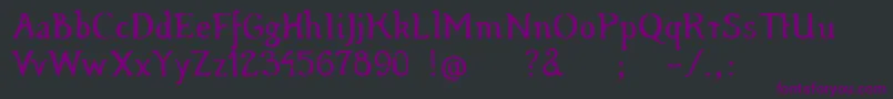 Подробнее о шрифте WindyWoodDemo Шрифт WindyWoodDemo – фиолетовые шрифты на чёрном фоне
