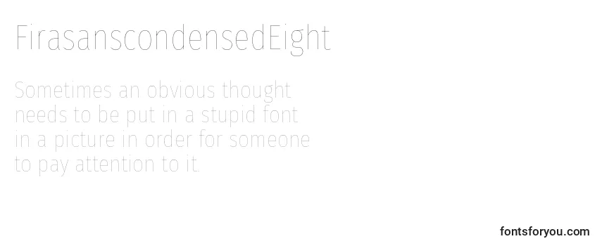 FirasanscondensedEight Font