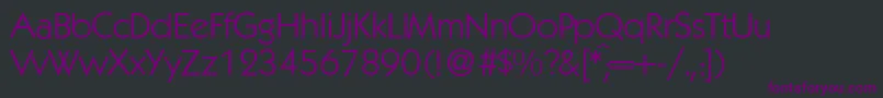K792GeometricalRegular Font – Purple Fonts on Black Background
