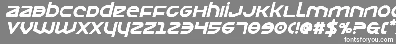 Opilioboldital Font – White Fonts on Gray Background