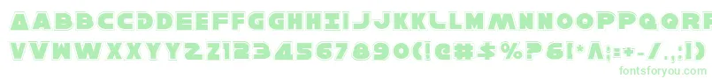 HanSoloPro Font – Green Fonts on White Background