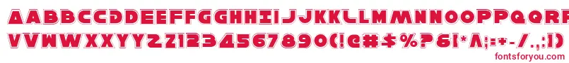 HanSoloPro Font – Red Fonts on White Background