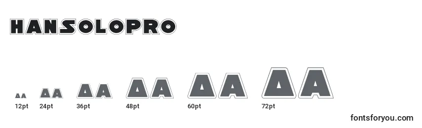 HanSoloPro Font Sizes
