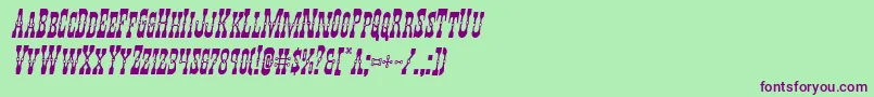 More about Youngerbrosital Font Youngerbrosital Font – Purple Fonts on Green Background