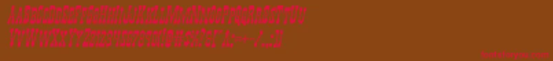 Youngerbrosital Font – Red Fonts on Brown Background