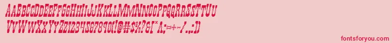 Youngerbrosital Font – Red Fonts on Pink Background