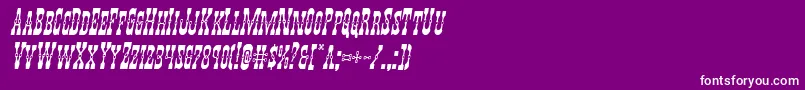 Youngerbrosital Font – White Fonts on Purple Background