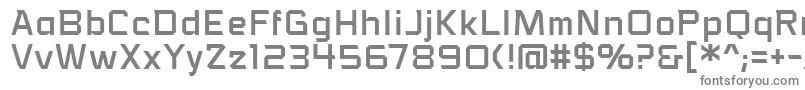 フォントVoiceactivatedbbReg – 白い背景に灰色の文字