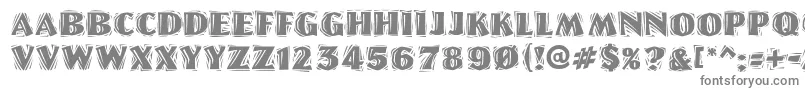 LinoletterCutRaggedRegular Font – Gray Fonts