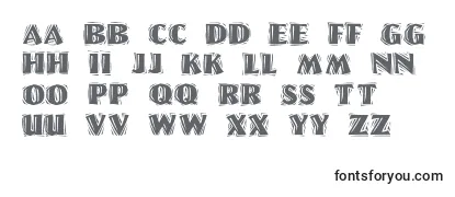 LinoletterCutRaggedRegular Font