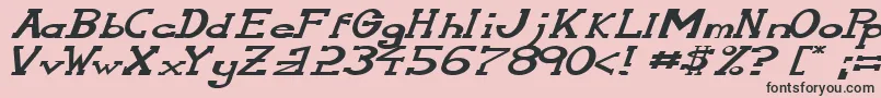 En savoir plus sur la police SerifonwideItalic Police SerifonwideItalic – polices noires sur fond rose